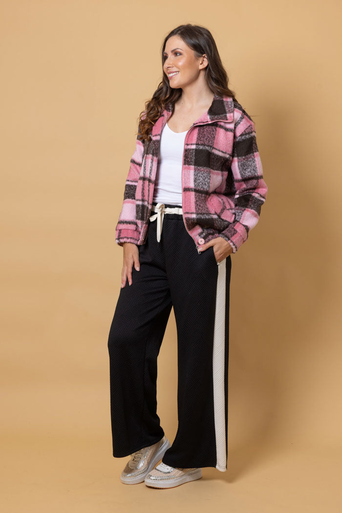Sullivan Track Pant - Embossed Black