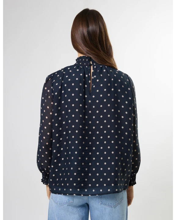 Sylvie Blouse - Midnight Dot