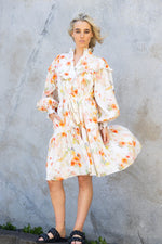 Daisy Shirt Dress - Peach.