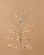 Arctic Birch Seed Light Tree - Tall - Silver