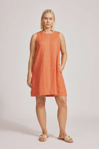 Miramar Tank Dress - Coral
