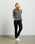 Tatum Top - Rousseau/Black