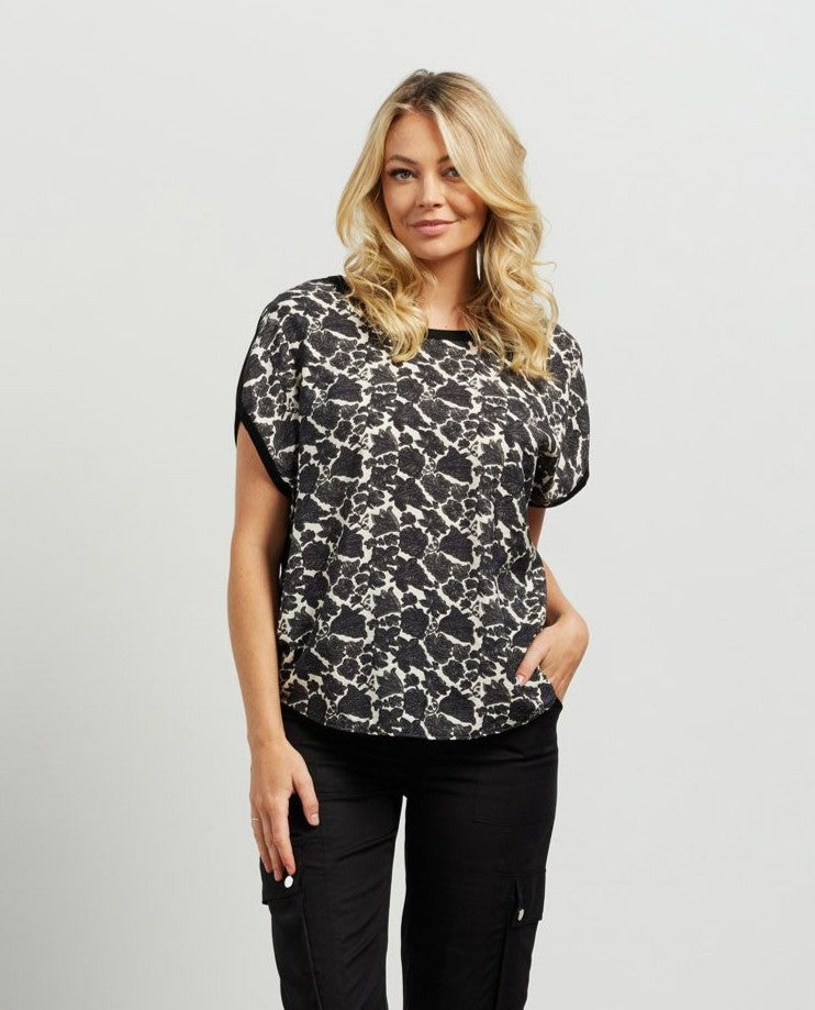 Tatum Top - Rousseau/Black