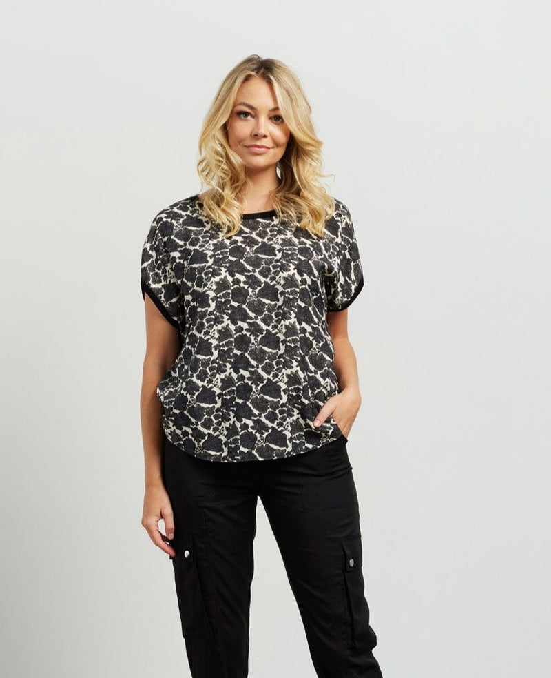 Tatum Top - Rousseau/Black