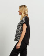 Tatum Top - Rousseau/Black