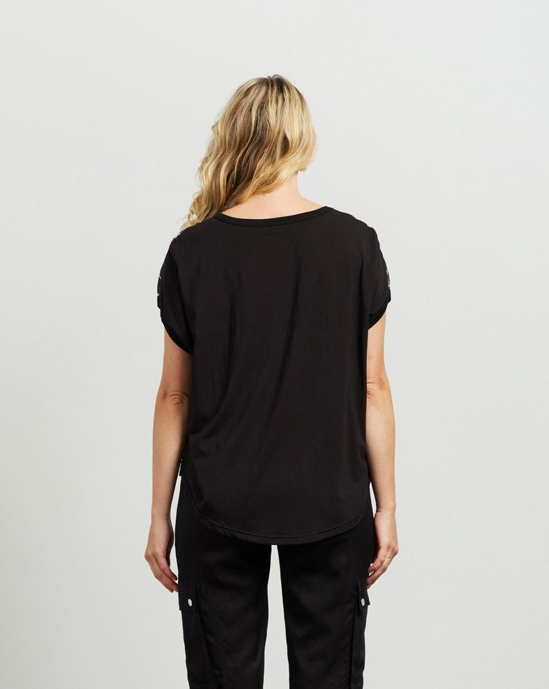 Tatum Top - Rousseau/Black