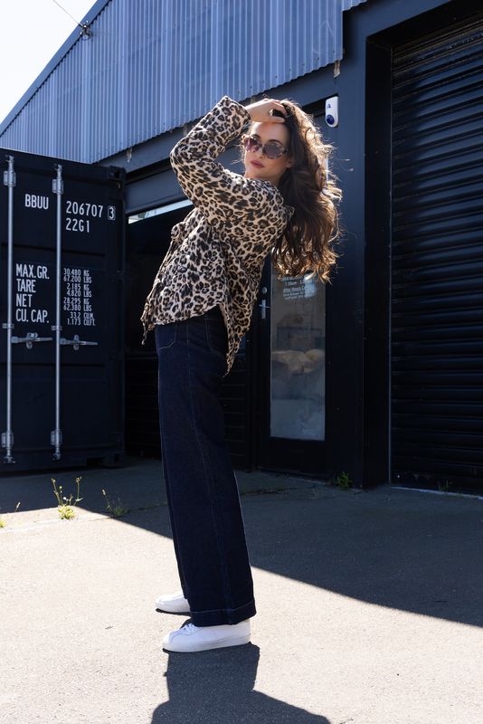 Tied Up Jacket - Animal Print