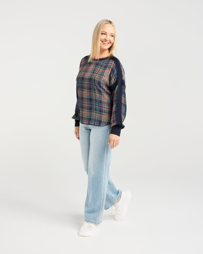 Theresa Top - Classic Plaid