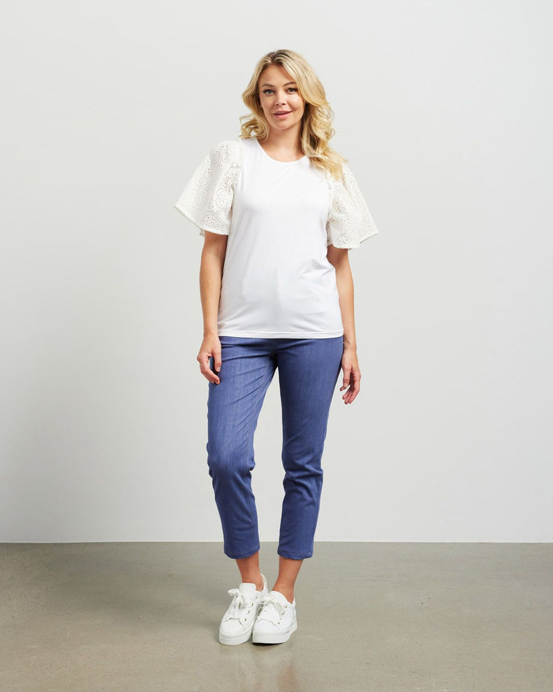 Tilly Top - White/White