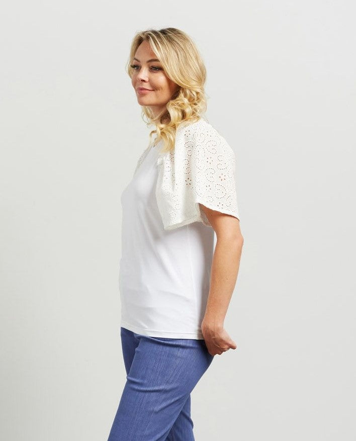 Tilly Top - White/White