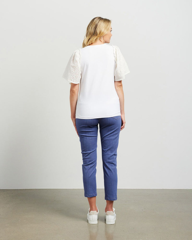 Tilly Top - White/White