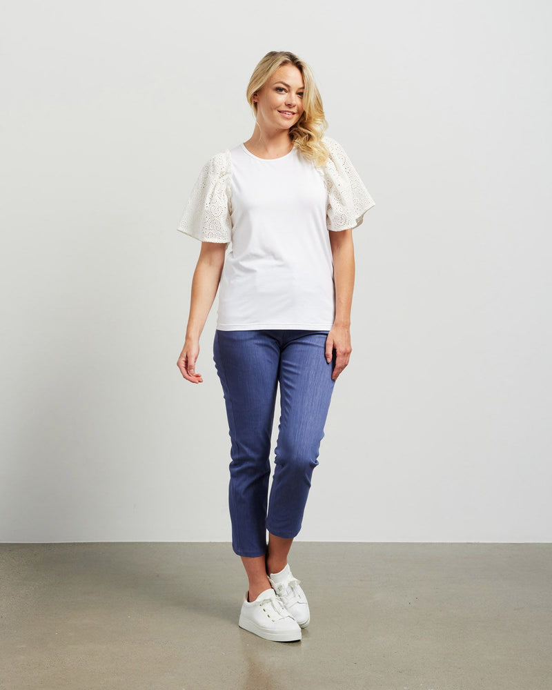 Tilly Top - White/White