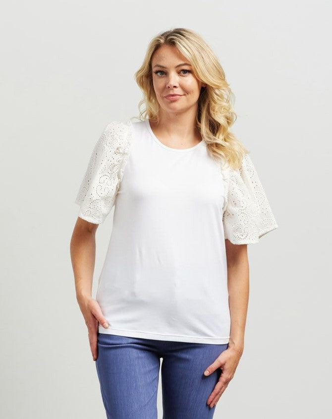 Tilly Top - White/White