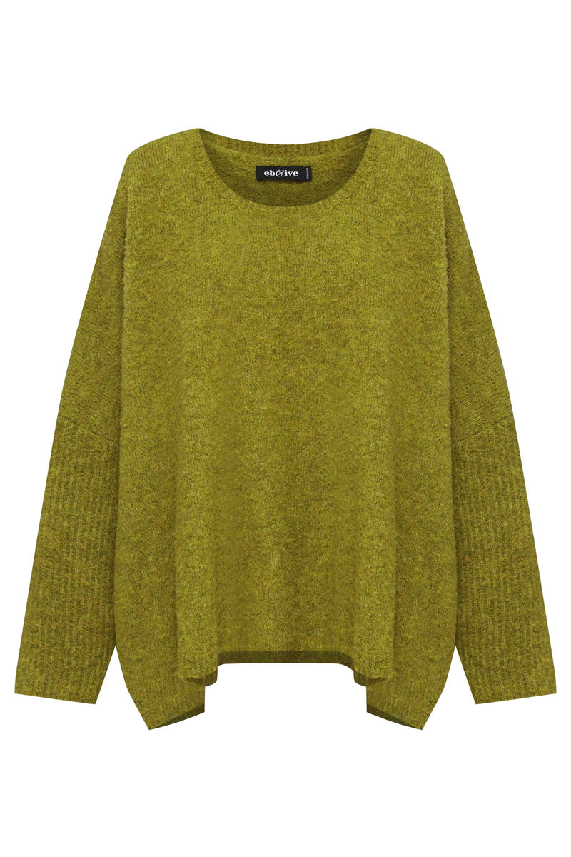 Folie Relaxed Knit - Chartreuse