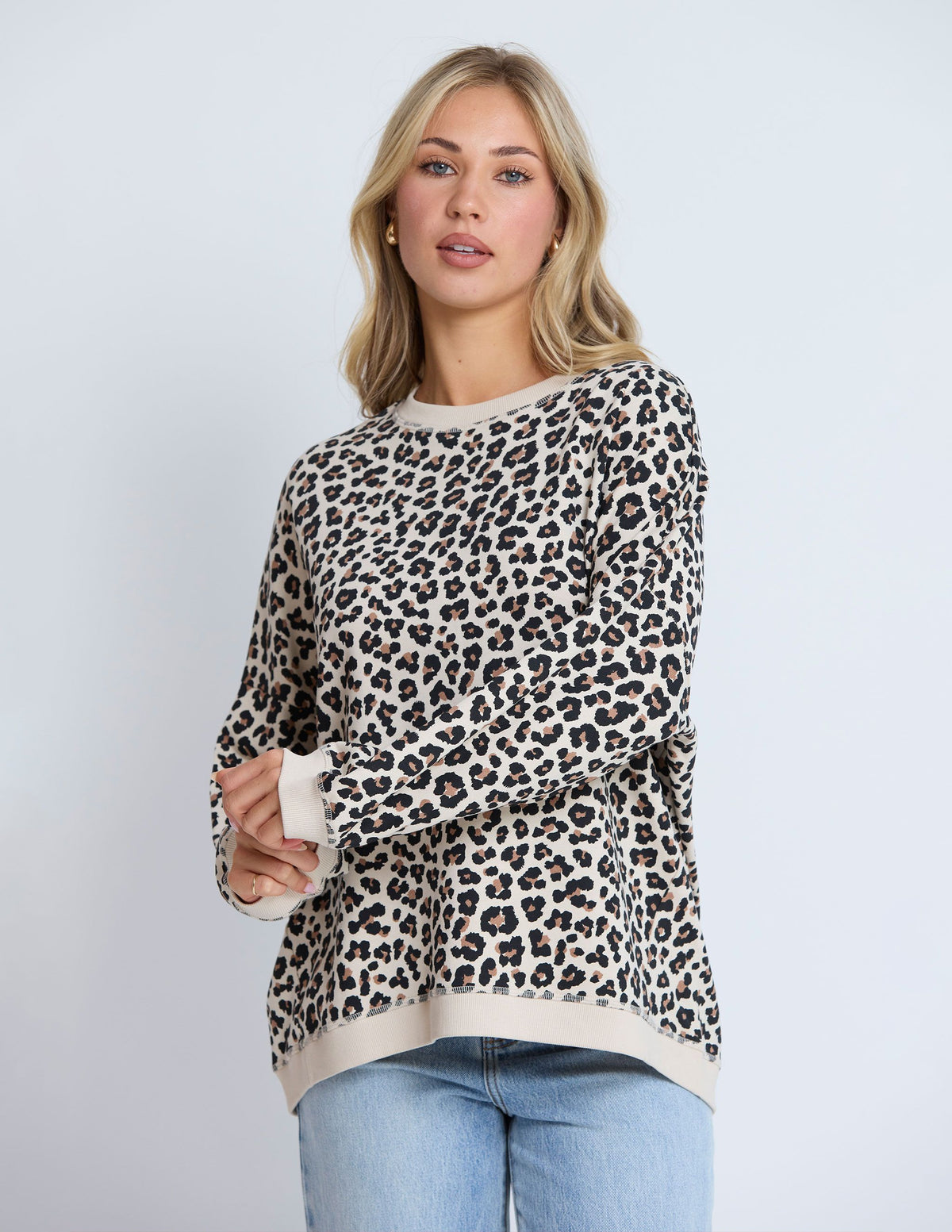 Newport Sweat - Leopard
