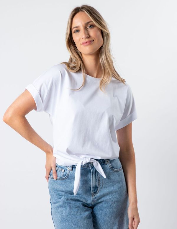 Tie Top - White