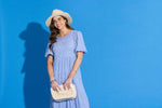 Carefree Maxi  Dress - Cornflower