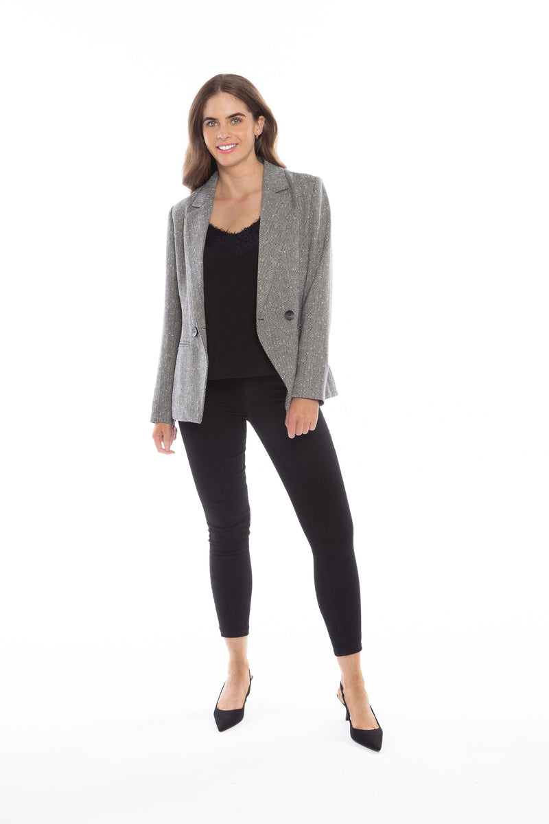 Jordanna Blazer - Sprinkle Houndstooth