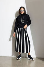 Valkyrie Skirt - Black/White