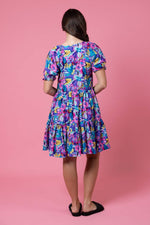 Veronica Dress - Purple Floral