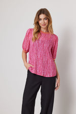 Vine Band Top - Dew Print