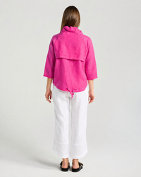 Victoria Zip Front Jacket - Rose Violet