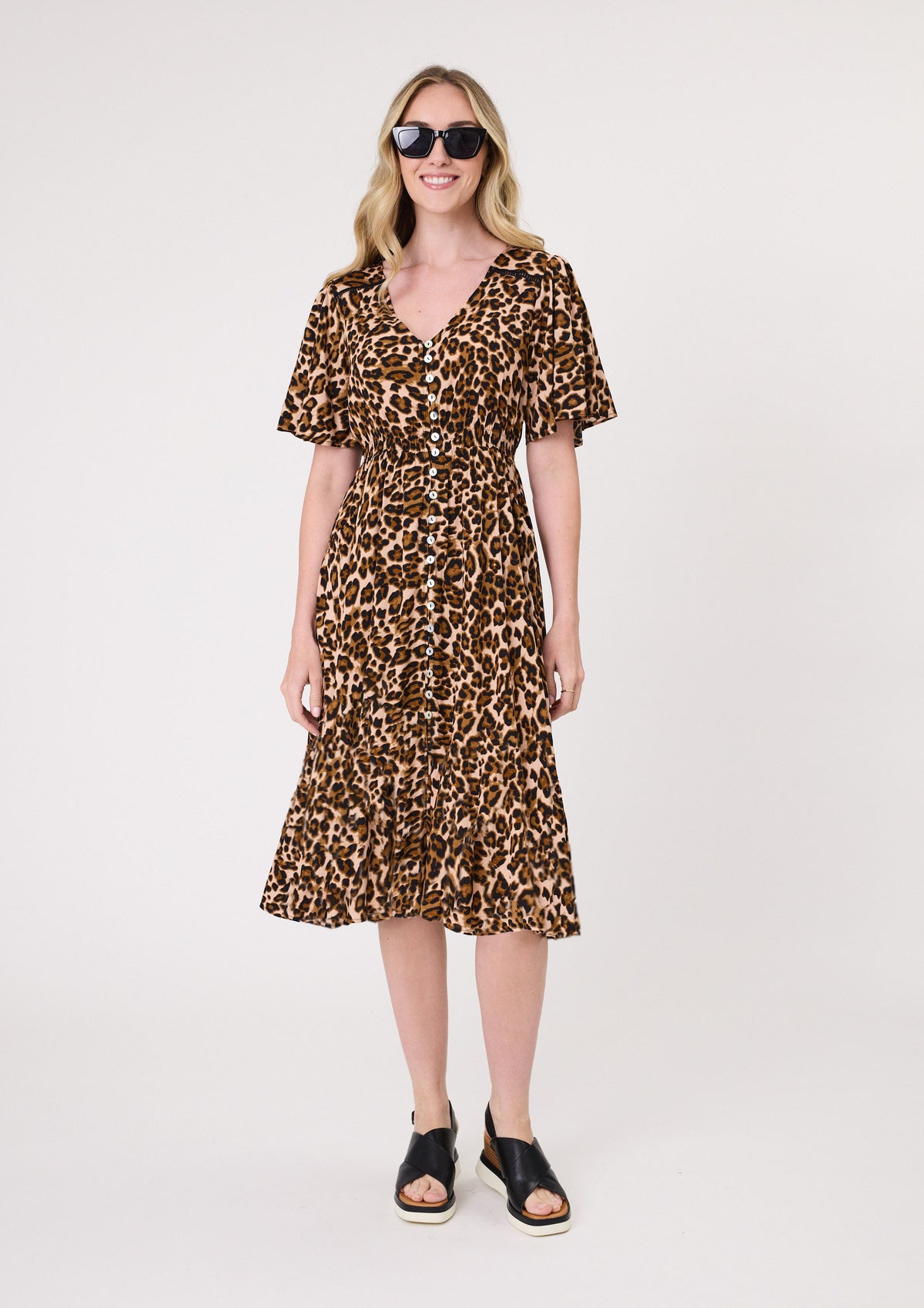 Vittoria Dress - Leopard Print