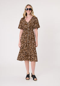 Vittoria Dress - Leopard Print