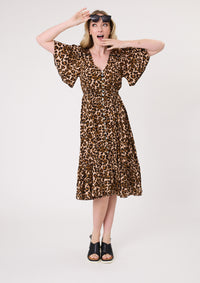 Vittoria Dress - Leopard Print