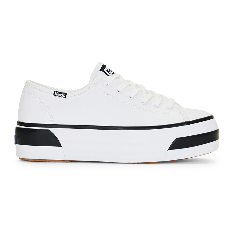 Women's Triple Up Leather Foxin White