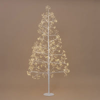 White Frankfurt Startburst LED Tree - 150cm