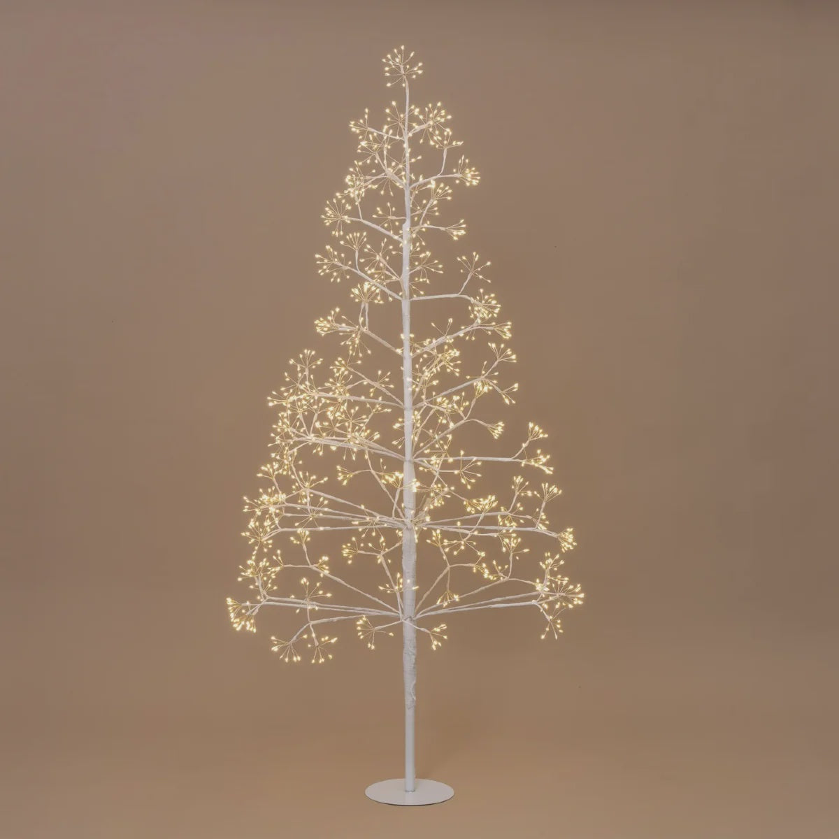 Mini White Frankfurt Starburts LED Tree - 60cm