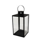 Lantern Rectangular 35cm - Black