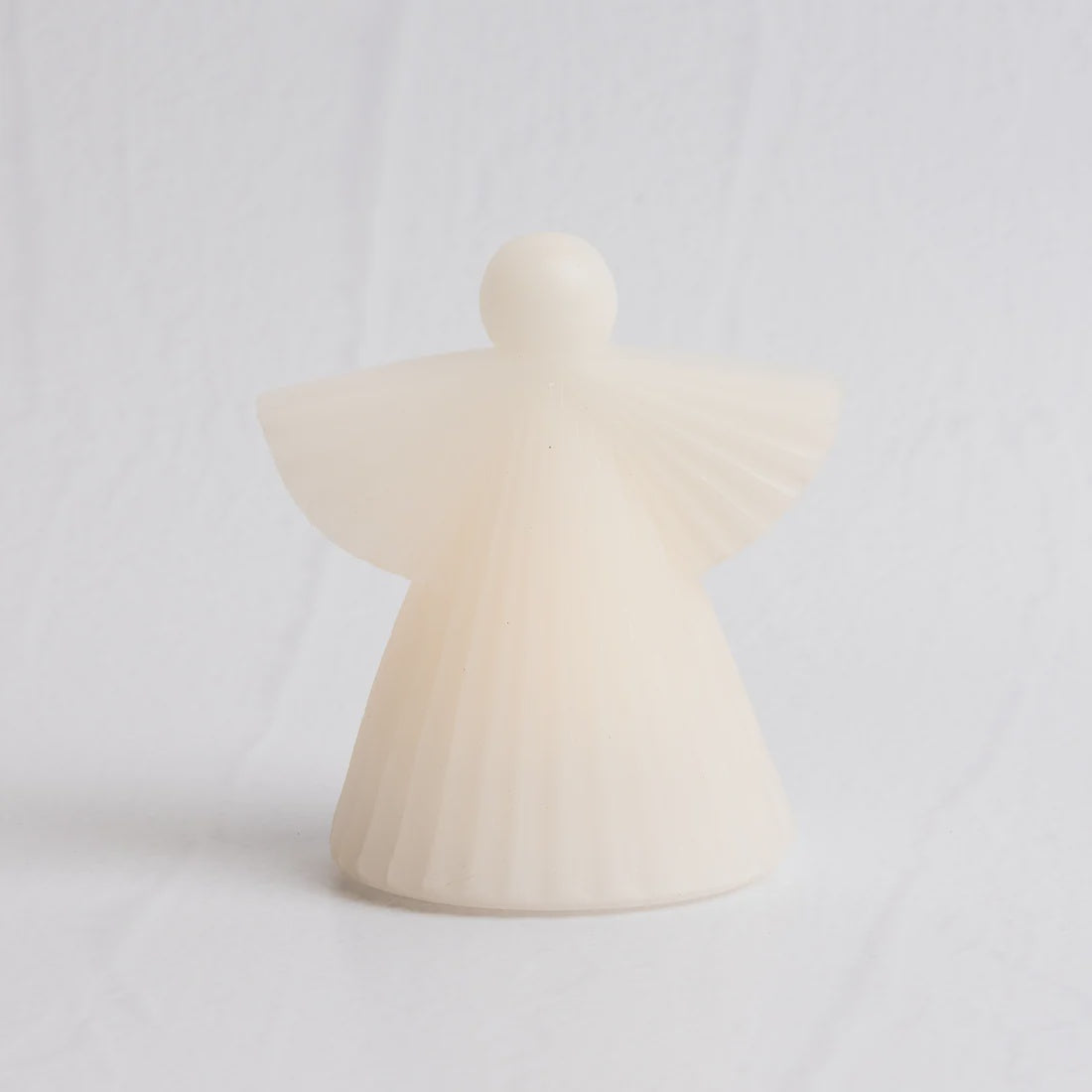 Winged White Angel Candle - 13.5cm