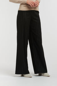 Celine Wide Stripe Pant - Navy