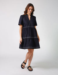 Willa Dress - Navy