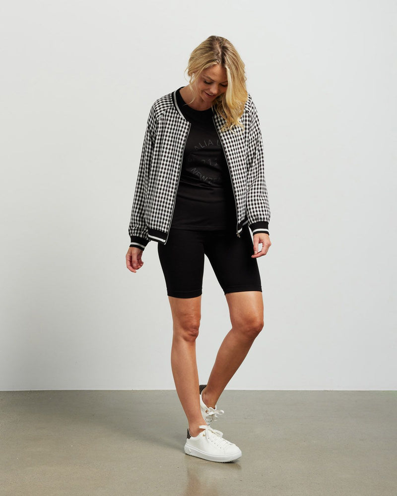 Bobby Bomber - Black/White Check