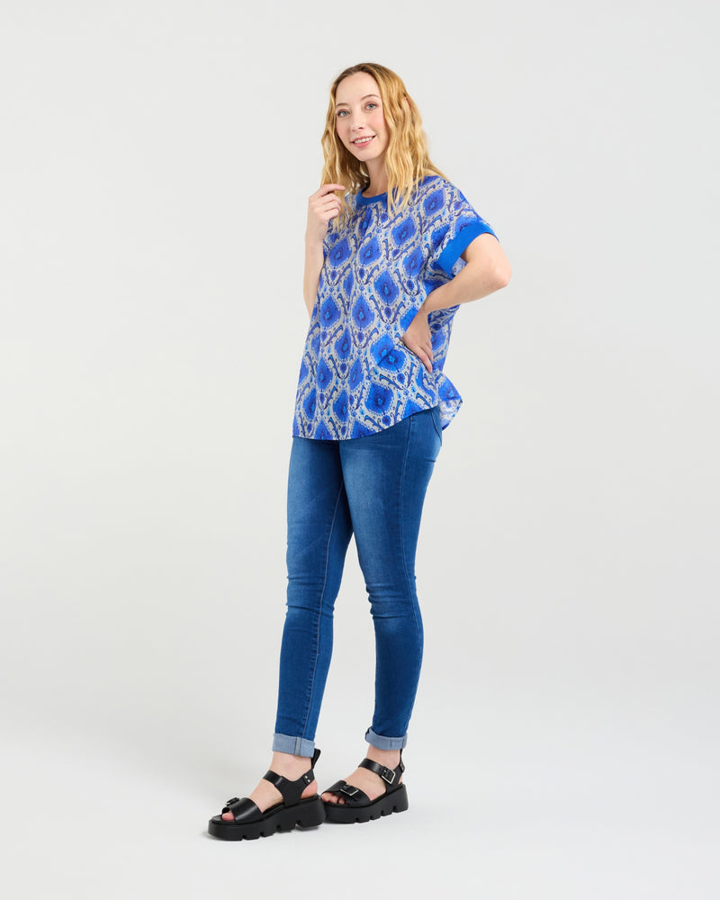 Olivia Top - Paisley Painting