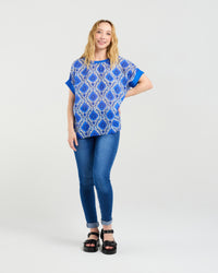 Olivia Top - Paisley Painting