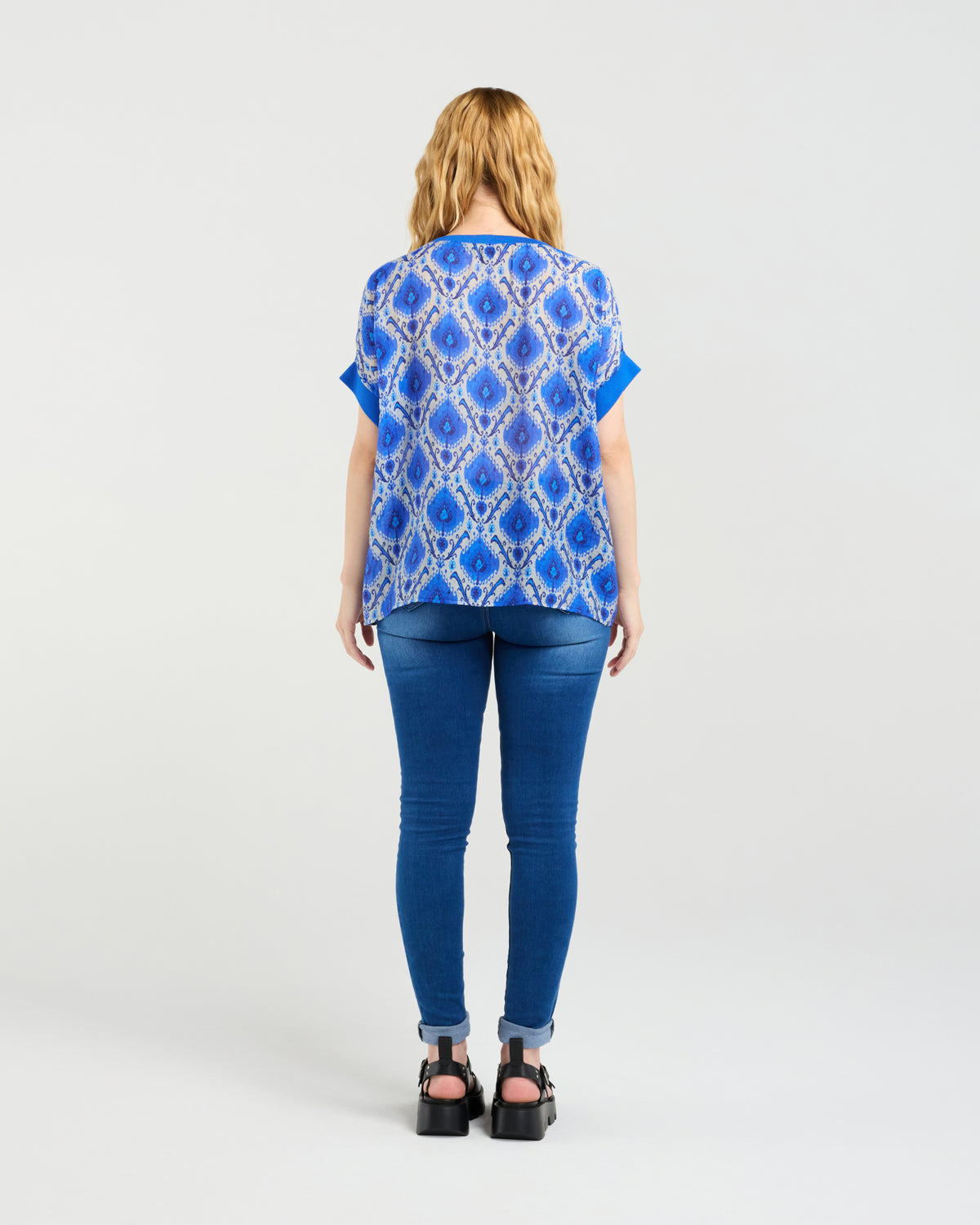 Olivia Top - Paisley Painting