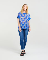 Olivia Top - Paisley Painting
