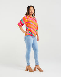 Willow Top - Dynamic Stripe