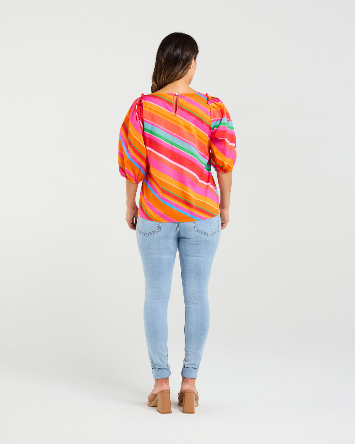 Willow Top - Dynamic Stripe