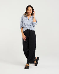 Heidi Shirt - Floral Check