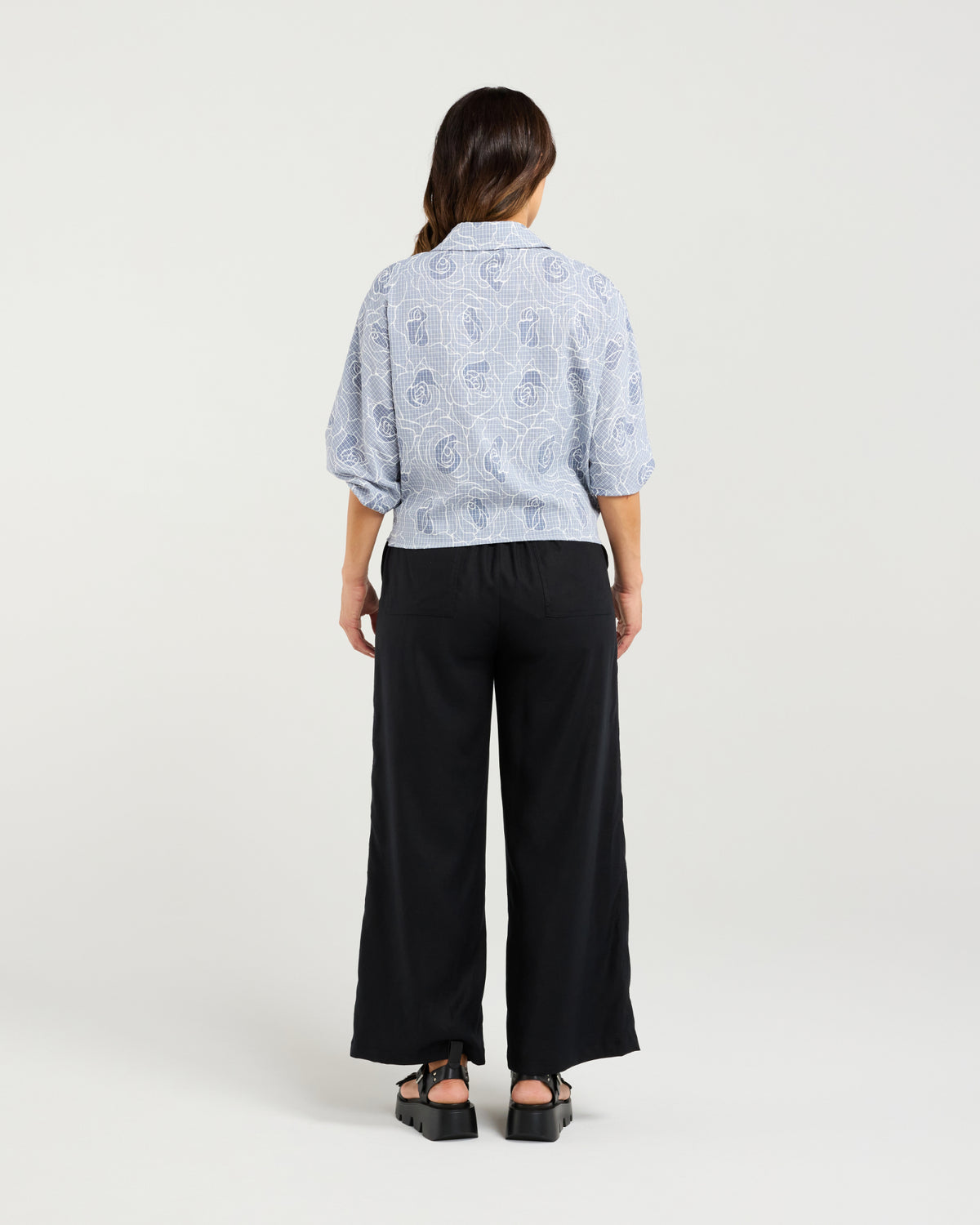 Heidi Shirt - Floral Check