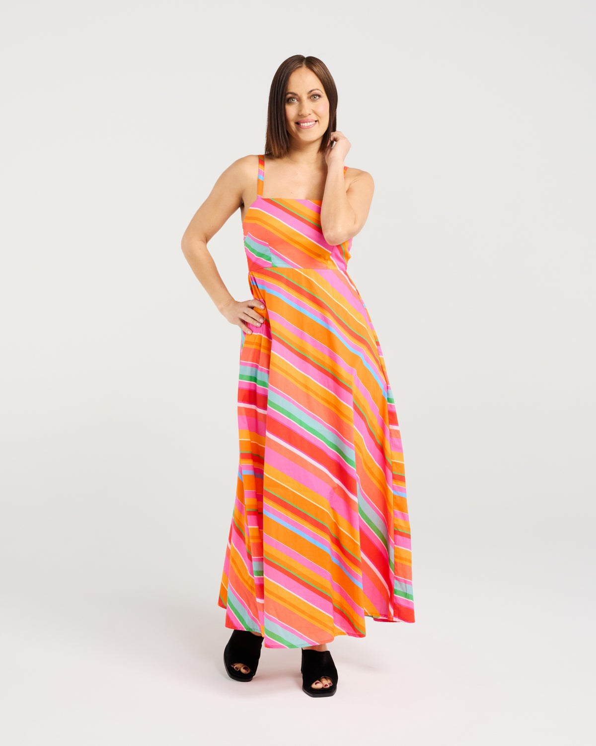 Clementine Dress - Dynamic Stripe