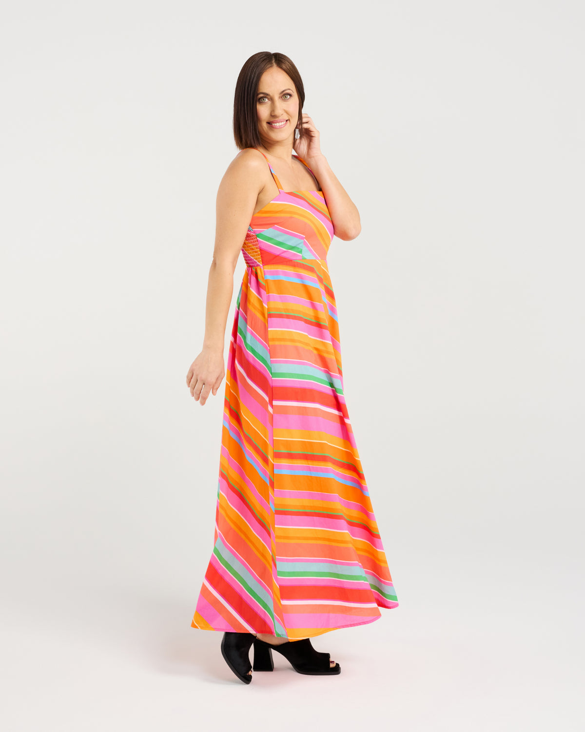 Clementine Dress - Dynamic Stripe