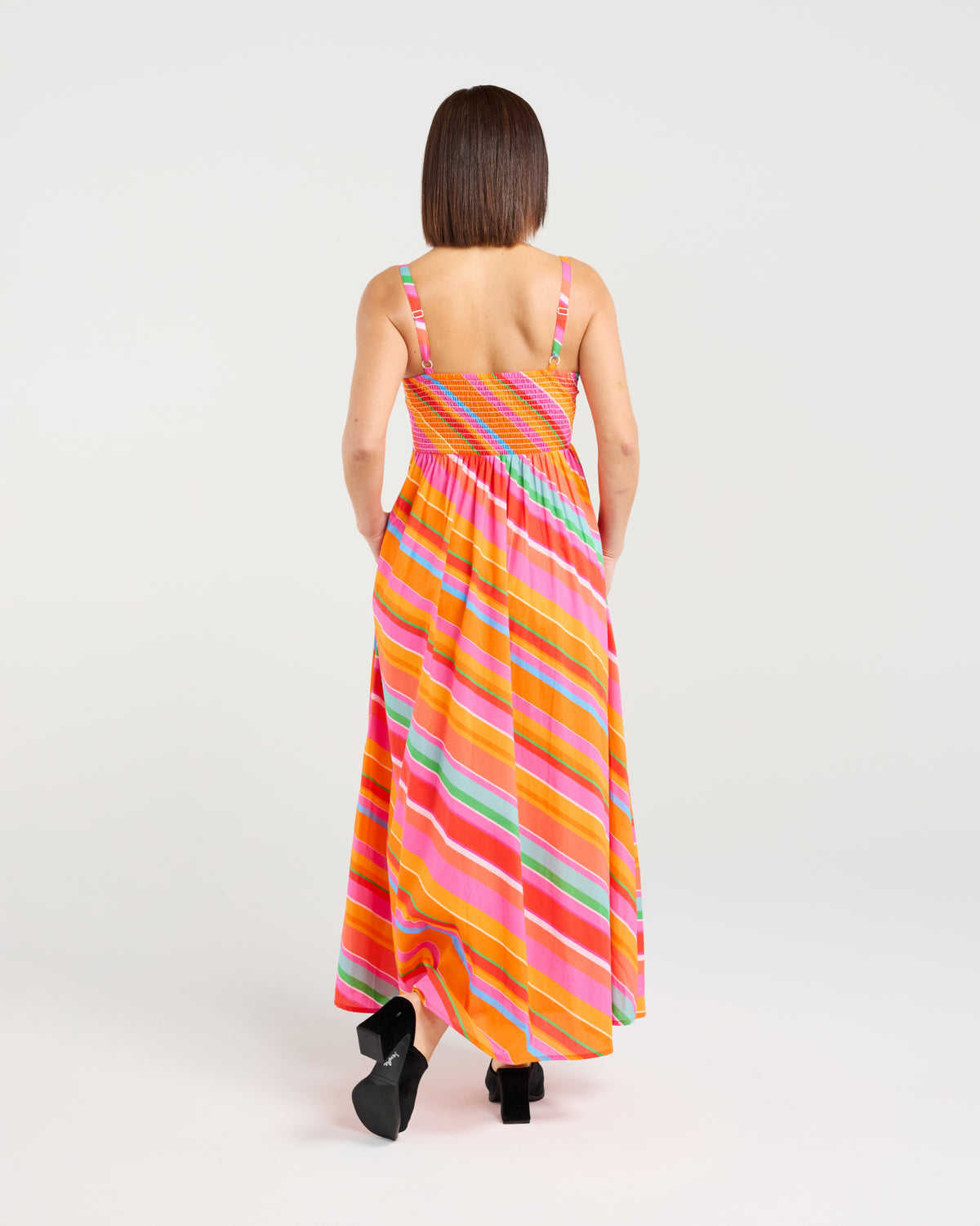 Clementine Dress - Dynamic Stripe