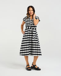 Lola Dress - Black Check
