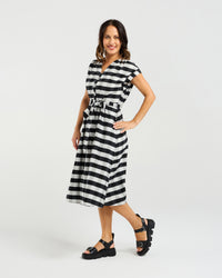 Lola Dress - Black Check